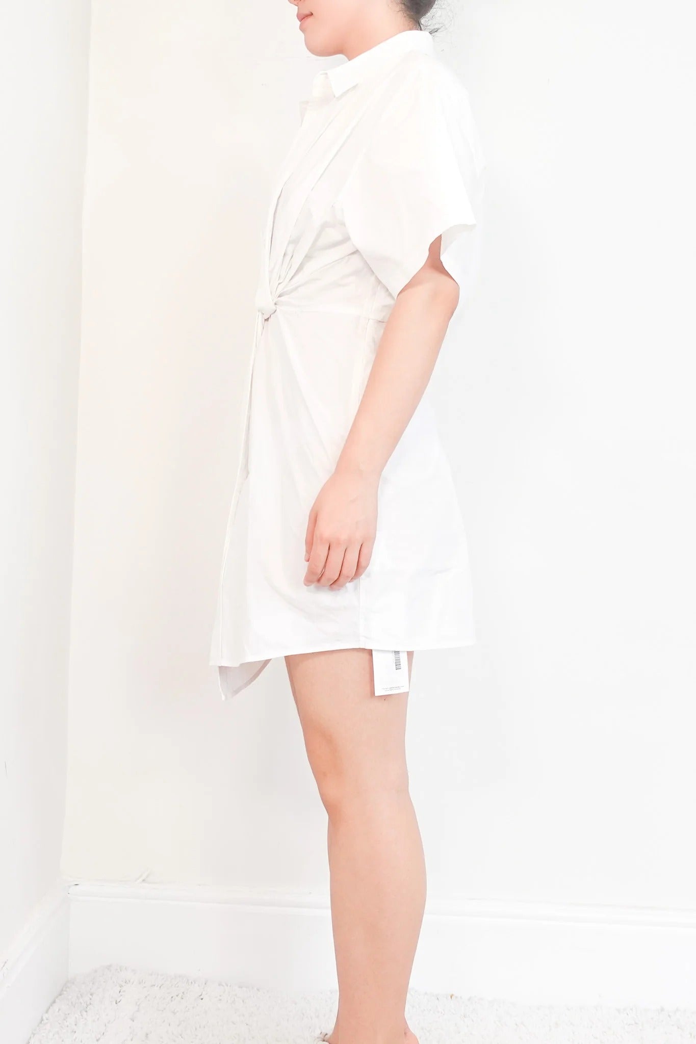 White Shirt Mini Dress