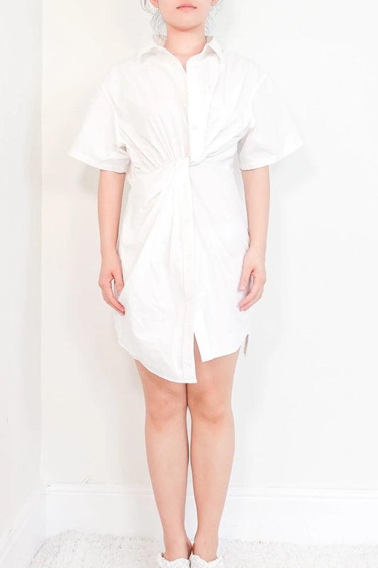 White Shirt Mini Dress
