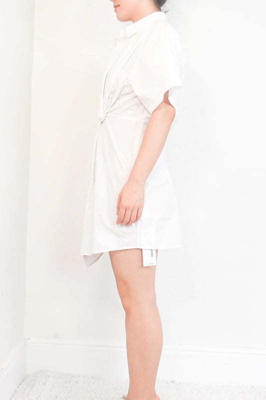 White Shirt Mini Dress